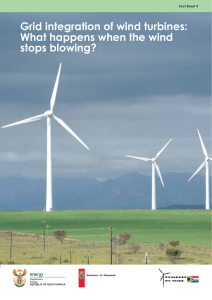 Grid integration of wind turbines