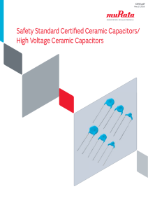 Safety Standard Certified Ceramic Capacitors/High Voltage Ceramic