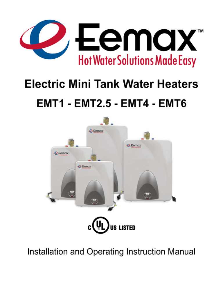 Electric Mini Tank Water Heaters