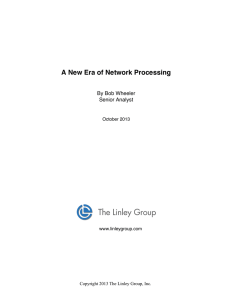 A New Era of Network Processing