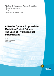 A Barrier Options Approach to Modeling Project Failure: The Case of