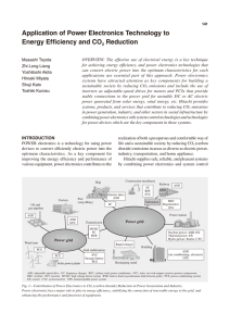 Application of Power Electronics Technology to Energy