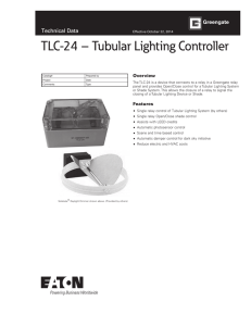 TLC-24 – Tubular Lighting Controller