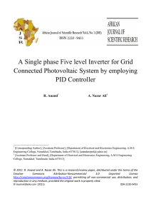 A Single phase Five level Inverter for Grid