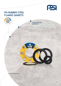 psi rubber steel flange gaskets