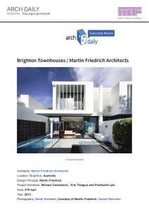 Arch DAily - Martin Friedrich Architects