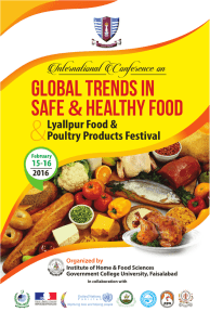 Food Conference Brochure 8pages