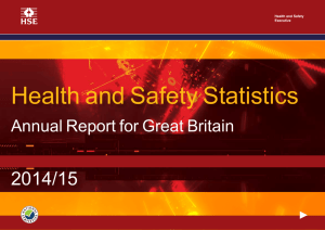 Health and Safety Executive Annual Statistics Report 2013/14
