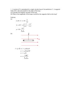 HW#9 Magnetic torque, Hall effect and Biot