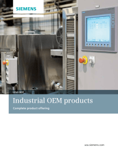Industrial OEM products