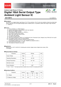 BH1750FVI : Sensor ICs