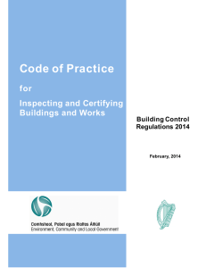 Code of Practice for Inspecting and Certifying Buildings and Works