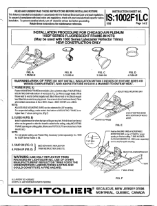 Lytecaster Downlights Instruction Sheets