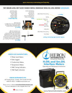 H.OIL Manual - Heron Instruments