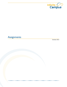 Assignments Module Manual