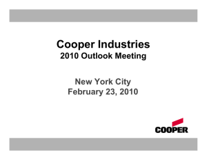Cooper Industries - corporate