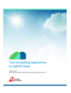 Two competing approaches to hybrid cloud