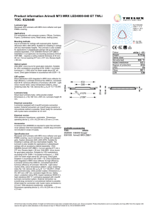 Product information ArimoS M73 MRX LED4000