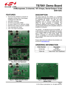 TS7001 Demo Board