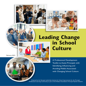 Leading Change in School Culture