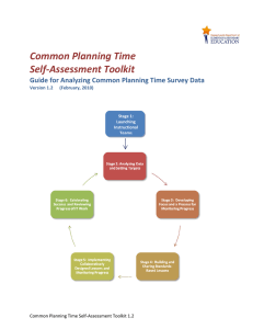 Common Planning Time Self