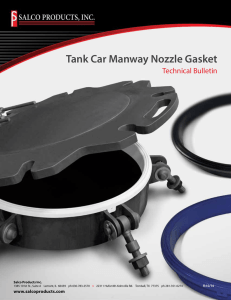 Tank Car Manway Nozzle Gasket