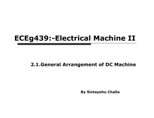 2.1.General Arrangement of DC Machine