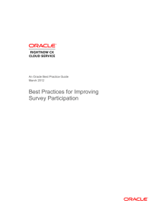 Best Practices for Improving Survey Participation