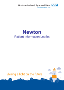 Newton - Northumberland, Tyne and Wear NHS Foundation Trust
