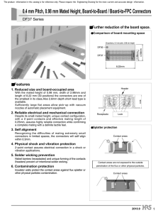 0.4 mm Pitch, 0.98 mm Mated Height, Board-to-Board / Board