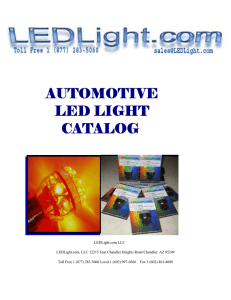 automotive led light catalog