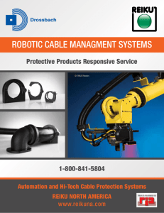 Robotic cable managment systems
