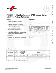 FSA3051TMX Datasheet