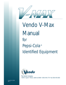 Vendo V-Max Manual Whole