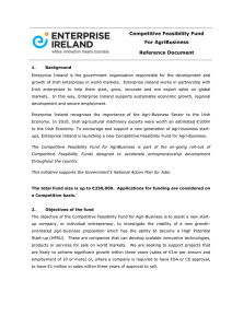 Reference Document - Enterprise Ireland