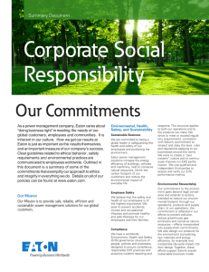 Corporate Social Responsibility