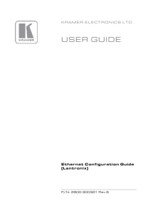 Ethernet Configuration Guide