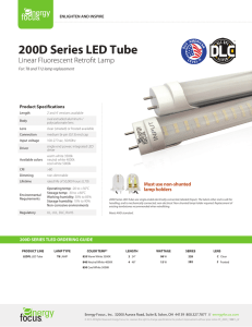 200D Series LED Tube