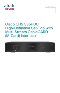 Cisco CHS 335HDC