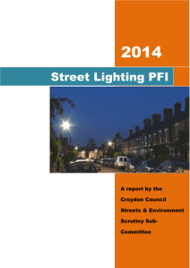 Street lighting PFI contract