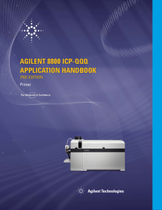 Agilent 8800 ICP-QQQ Application Handbook