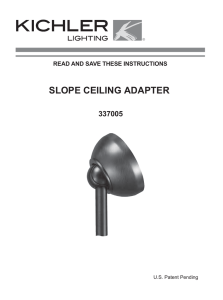 337005 Slope Adaptor