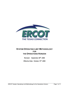 ERCOT SOL Methodology Rev 5