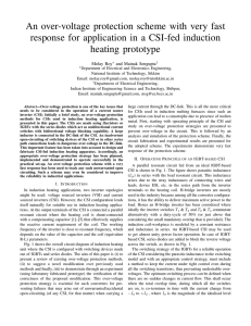 An over-voltage protection scheme with very fast response for