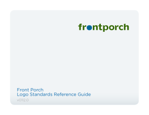 Front Porch Logo Standards Reference Guide