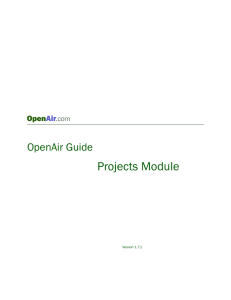 Projects Module