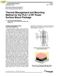 Thermal Management and Mounting Method for the PLD 1.5