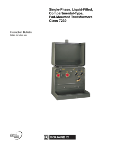 Single-Phase, Liquid-Filled, Compartment-Type