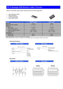 BI Technologies R2R Resistor Ladder Networks