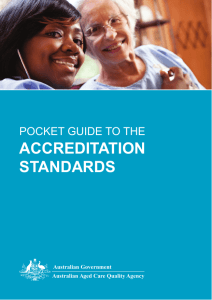 Pocket guide to the Accreditation Standards